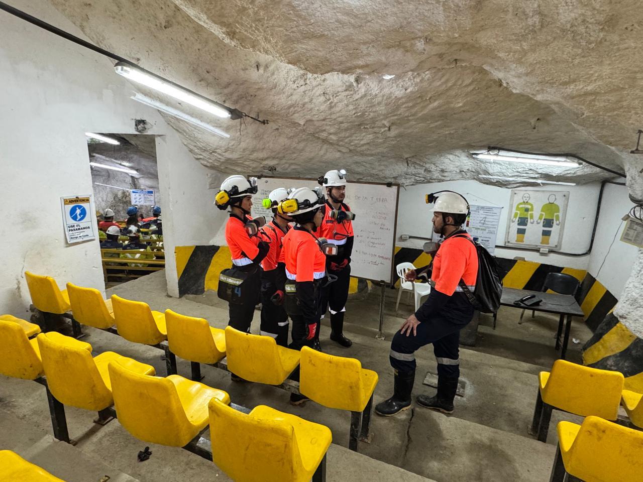 Sala de capacitación subterránea